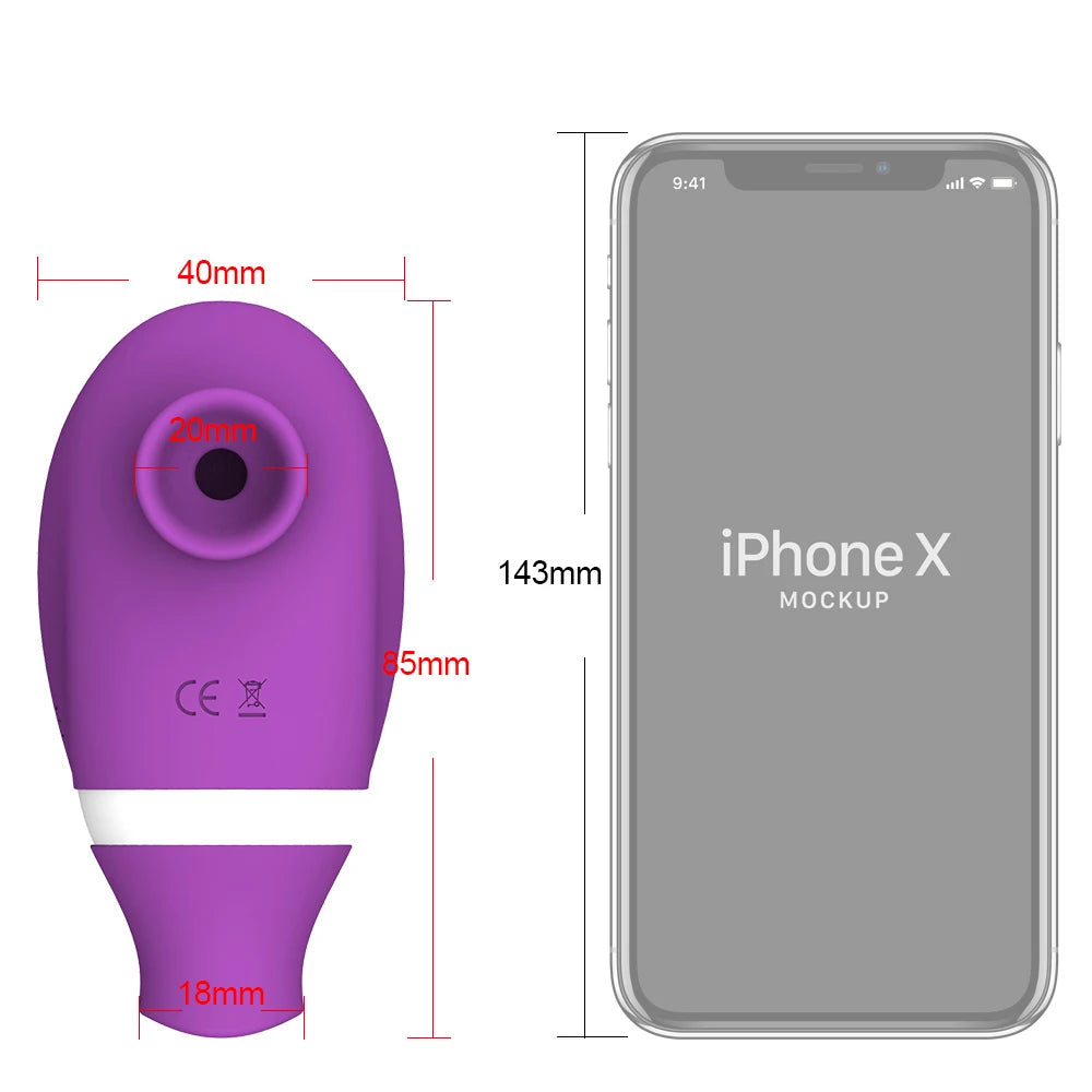 Sugador de Clitóris com Língua - Vibrador 2 em 1 e Estimulador