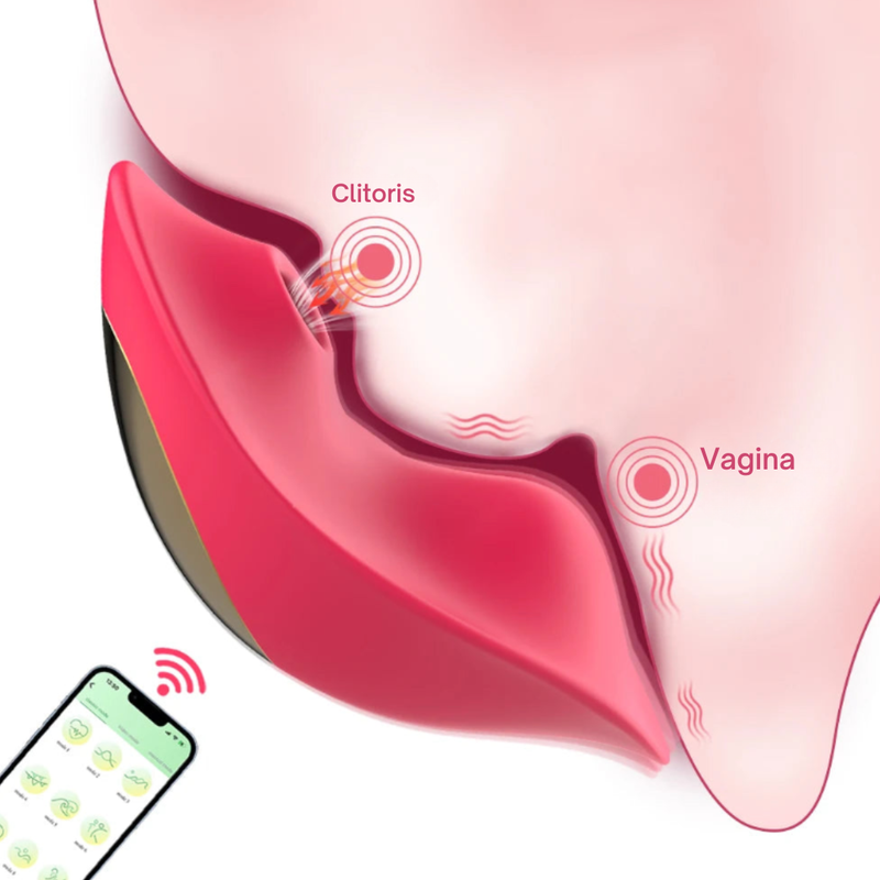 Vibrador de Calcinha com Controle - Estimulador de Clitóris e Sugador