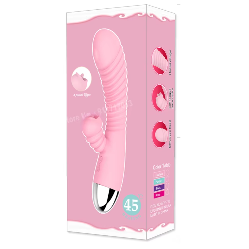 Sugador de Clitóris Potente - Vibrador Varinha Mágica 2 em 1