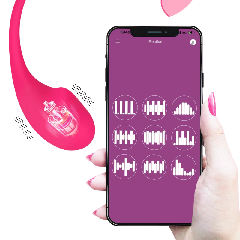 Vibrador Feminino Ponto G - Estimulador de Clitóris e App Celular