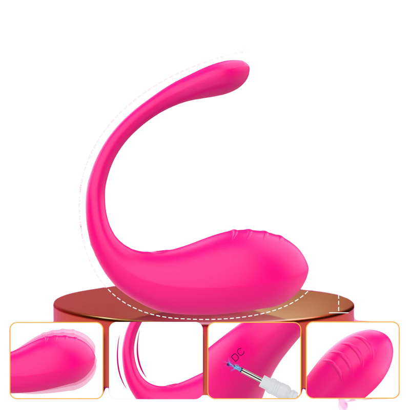 Vibrador Feminino Ponto G - Estimulador de Clitóris e App Celular