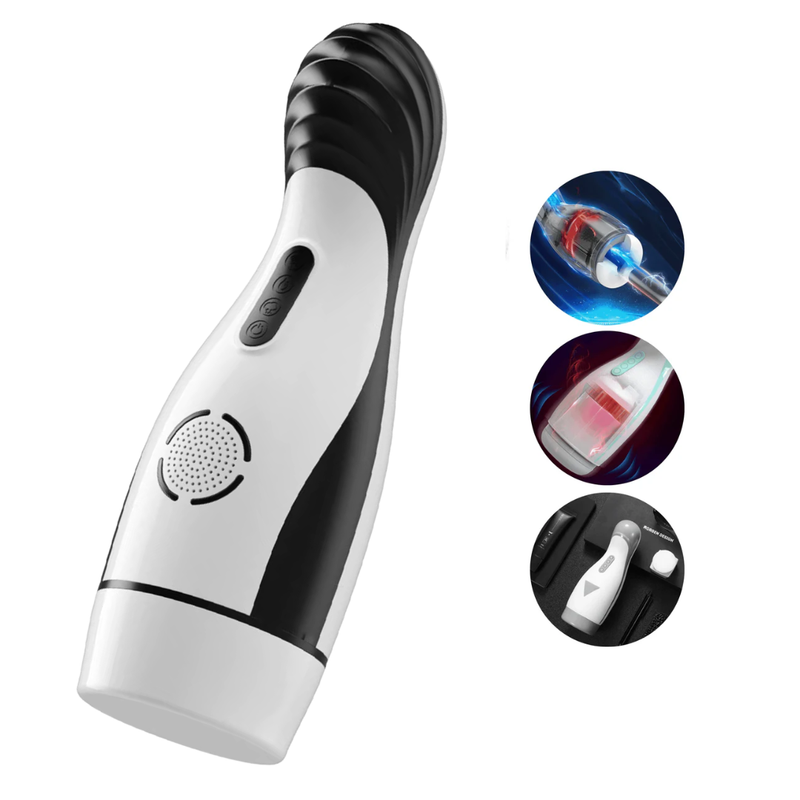 Masturbador Masculino Automático - Sugador de Pênis com Aquecimento