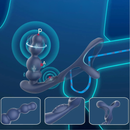 Massageador de Próstata e Anel Peniano - Vibrador com App Celular - Kushor Giratório 360