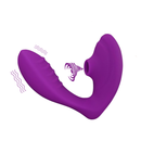Sugador de Clitóris e Vibrador Rabbit - 2 em 1 Ponto G e Sucção
