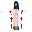 Bomba Peniana Elétrica com LCD e Modo Duplo - Extensor Automático Recarregável