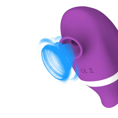 Sugador de Clitóris com Língua - Vibrador 2 em 1 e Estimulador
