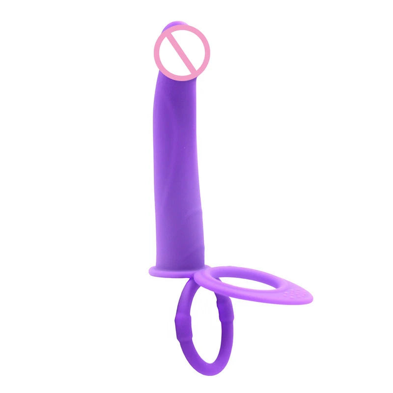 Vibrador Strapless Duplo - Consolo e Plug Anal para Casal - Strapless