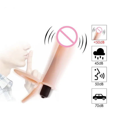 Vibrador Strapless Duplo - Consolo e Plug Anal para Casal - Strapless