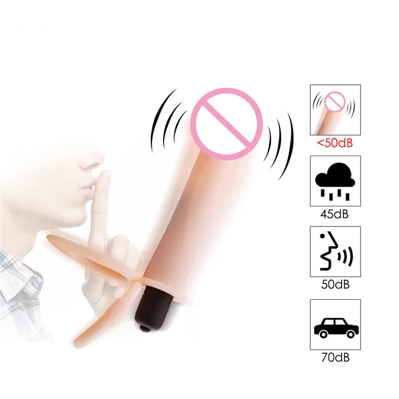 Vibrador Strapless Duplo - Consolo e Plug Anal para Casal - Strapless