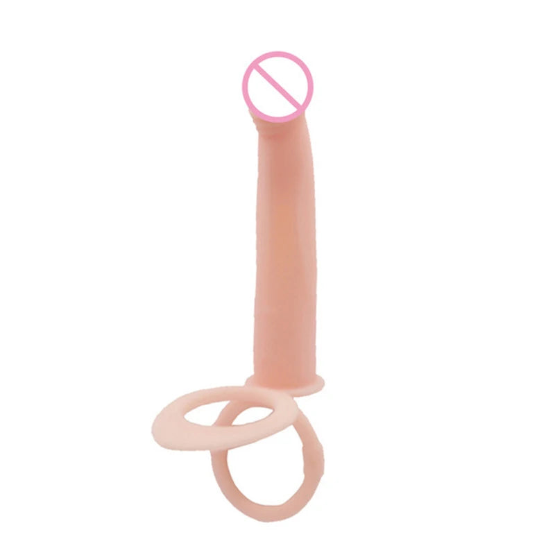 Vibrador Strapless Duplo - Consolo e Plug Anal para Casal - Strapless