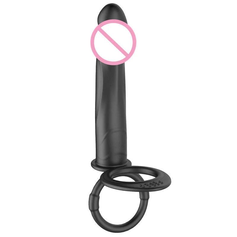 Vibrador Strapless Duplo - Consolo e Plug Anal para Casal - Strapless