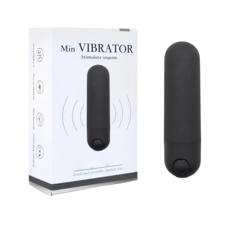 Vibrador Bullet - Estimulador de Clitóris Mini e Discreto com 13 Velocidades
